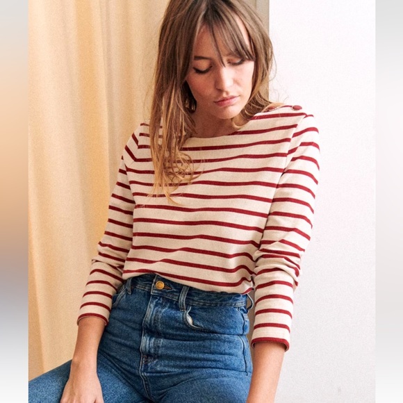 Sezane Tops - Sézane Colette Marinière